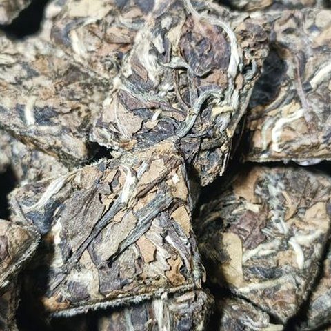 老寿眉白茶 小方砖 紧压茶砖